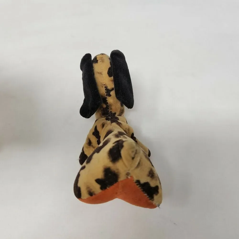 VINTAGE JAPAN PLUSH PRIZE BROWN HORSE SPOTTED DACHSUND ANIMAL TOY DOLL FELT EYES